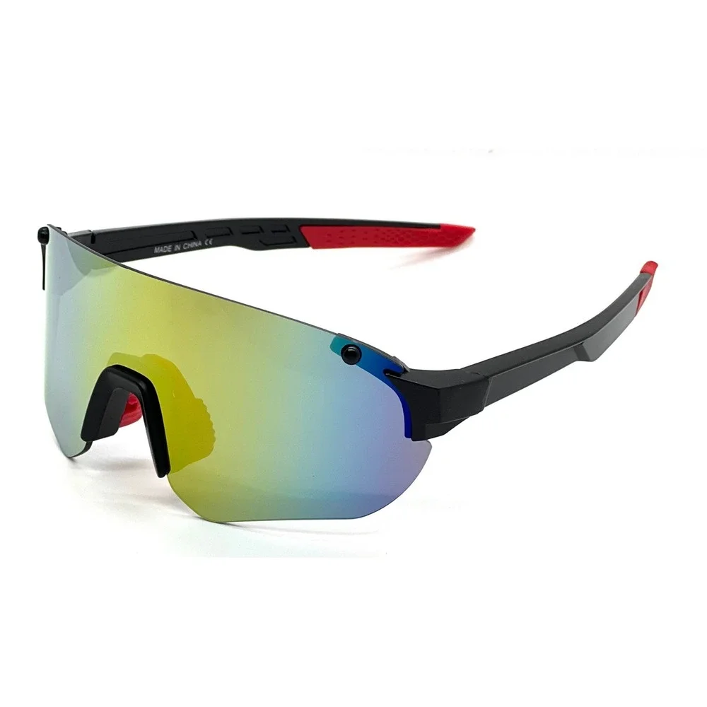 Sport Sunglasses Shield Mirrored Lens Cycling Running Glasses Men UV400 Protect‎